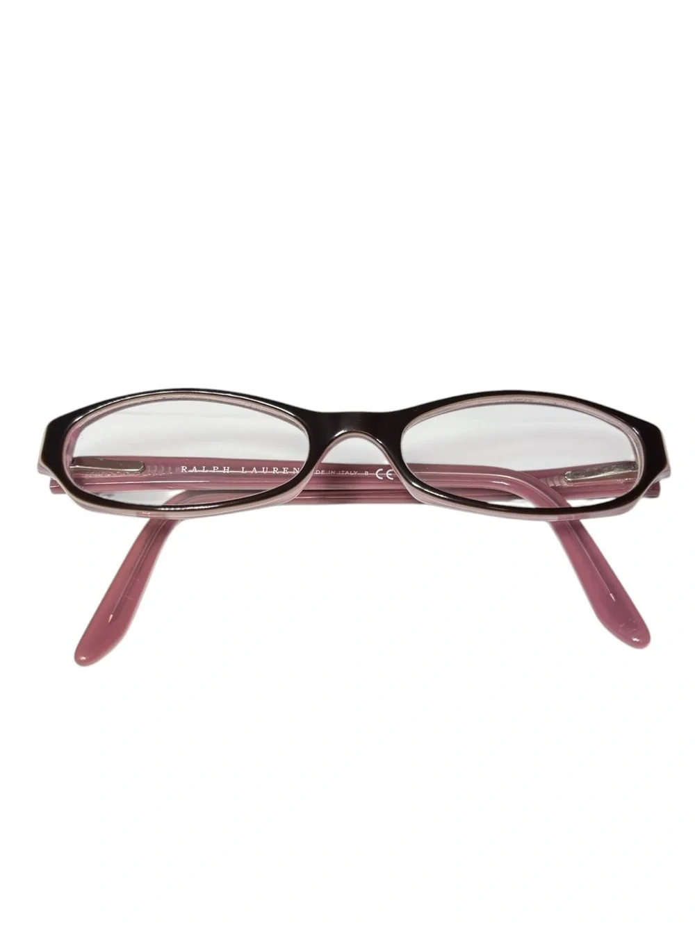 Vintage Y2K‎ Ralph Lauren Italy RL 6012 5014 48-16-135 Pink Eye Glasses Frames